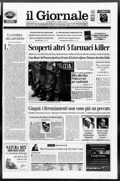 Il giornale : quotidiano del mattino